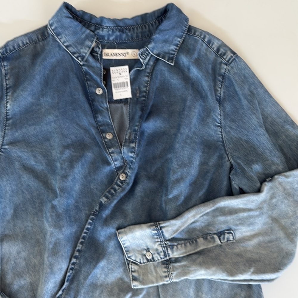 [BLANKNYC] twist front shirt